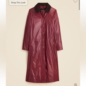 J. Crew shiny barn jacket (M)